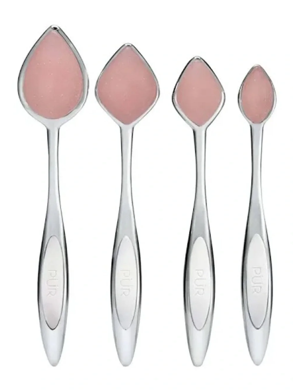 PÜR Pillow Blend Makeup Brushes - Set of 4 (Blush Pink)